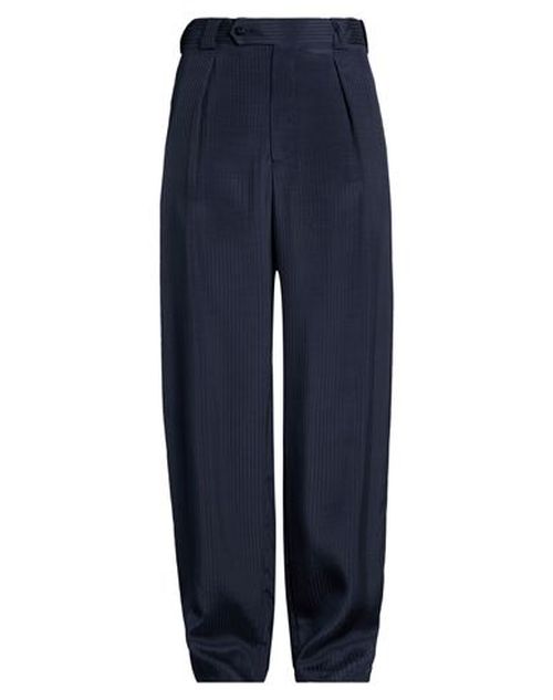 Man Pants Midnight blue Size 38 Cupro, Silk