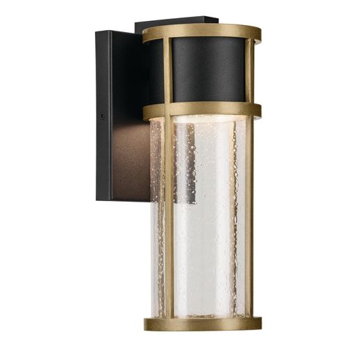 Textured Black LED Outdoor Wall Mount from the Camillo Collection