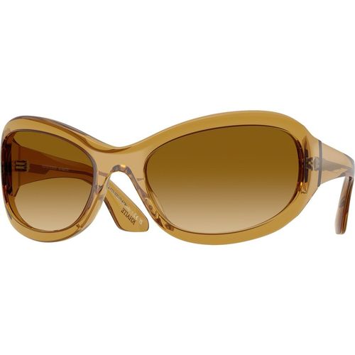Oliver Peoples Woman Oliver Peoples OV5619SU 1967C 16732L Sunglasses Acetate Yellow Yellow Round Norma