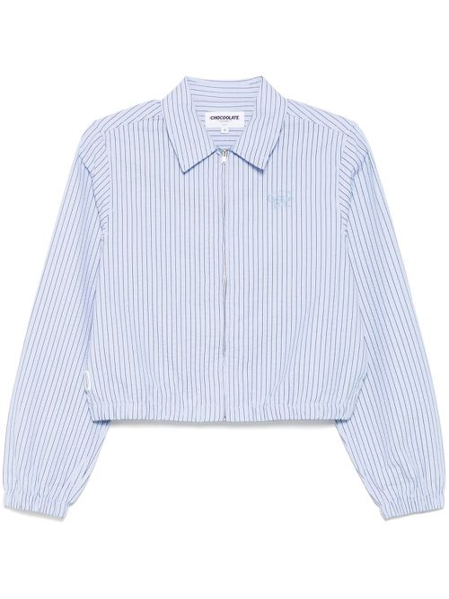 CHOCOOLATE striped jacket - Blue