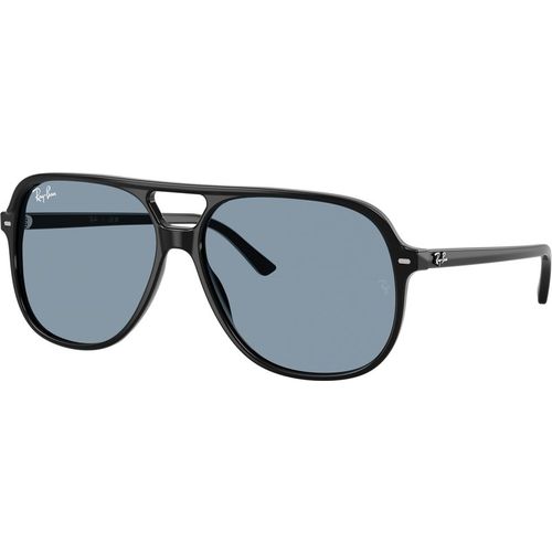 Ray - Ban Unisex Ray - Ban RB2198 BILL 901/56 Sonnenbrillen Acetat Schwarz Blau Quadratisch Norma