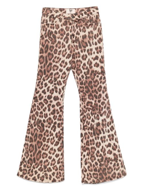 Leopard jeans - Brown