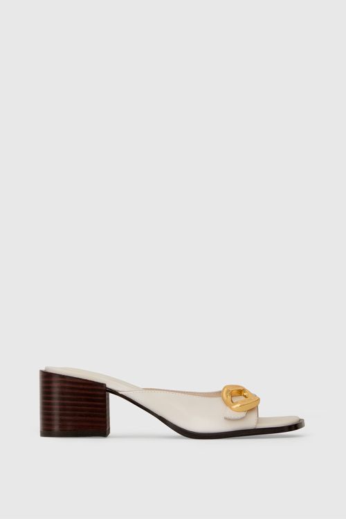 Rebecca Minkoff G Slide Sandal In Panna