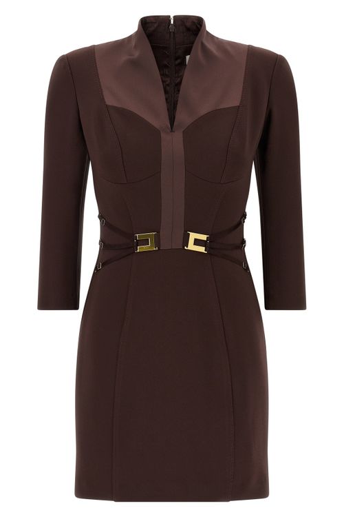 Logo Dress With Elastic Bands
