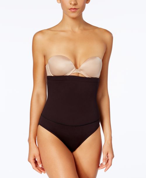 Women's Firm Control Fat Free Dressing High Waist Shaping Brief 1854 - Black