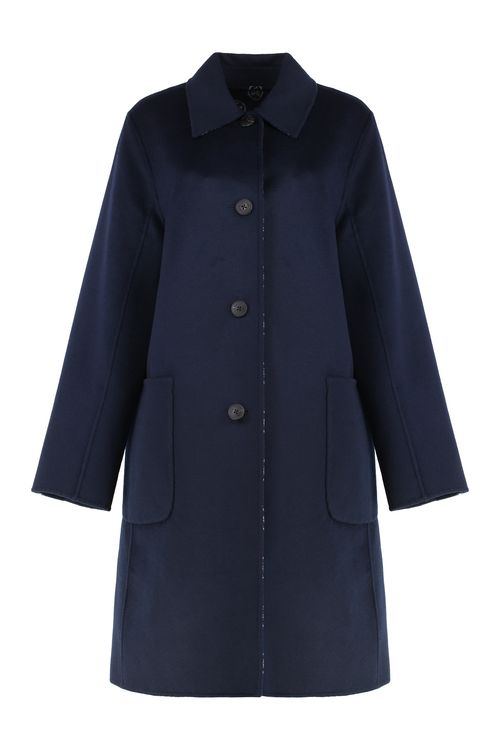 Reversible Double-Faced Wool Jacket with T Monogram