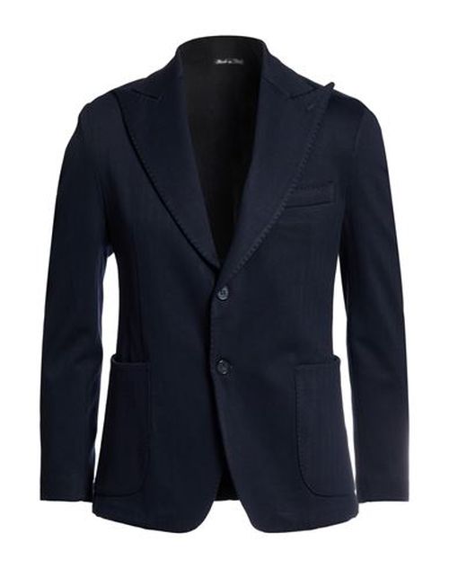 Man Blazer Midnight blue Size 36 Viscose, Nylon, Elastane