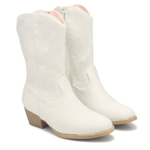 Kids' Howdy Western Boot Little/Big Kid Boots (White)