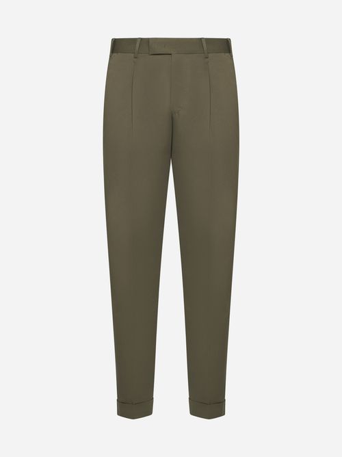 Rebel stretch cotton trousers