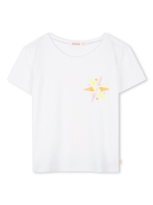 Sequin-embellished T-shirt - White