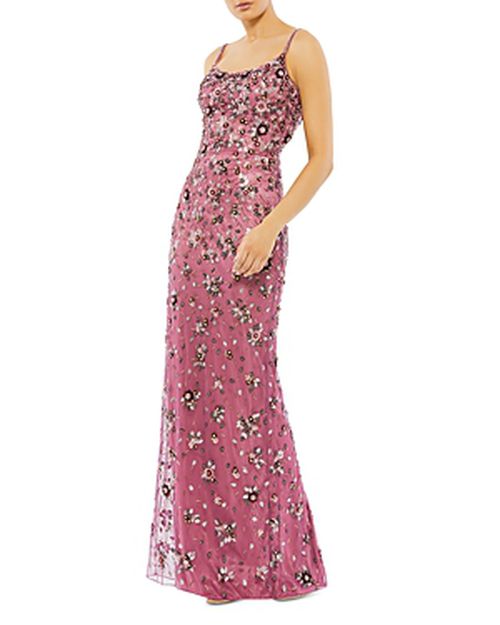 Floral Beaded Gown