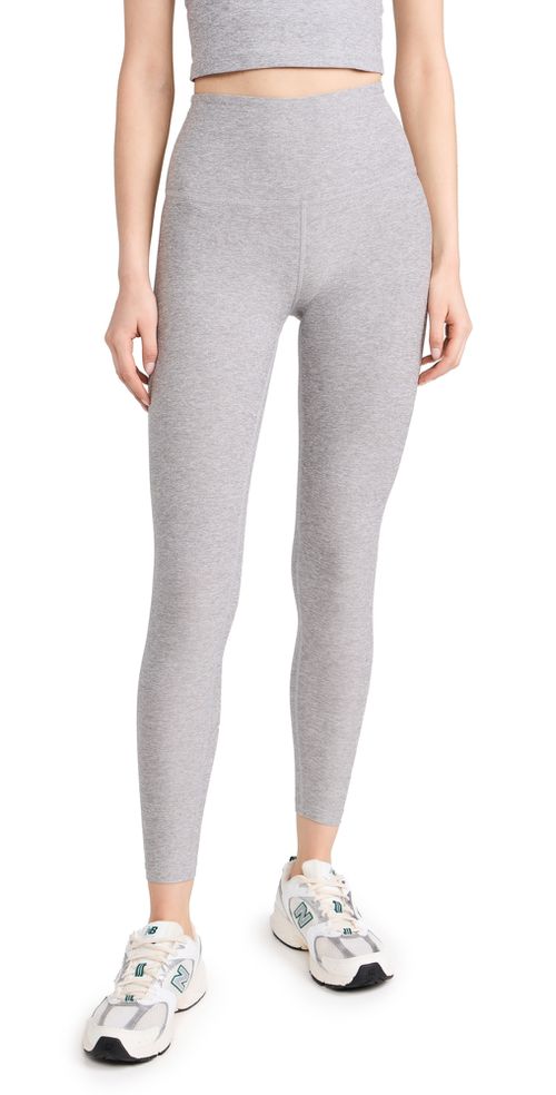 Spacedye Caught In the Midi High Waist Leggings Silver Mist 