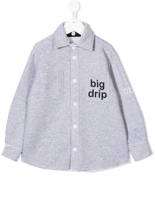 Big Drop long-sleeved shirt - Grey