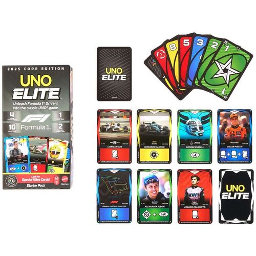 Mattel Uno Elite Formula 1 Starter Pack