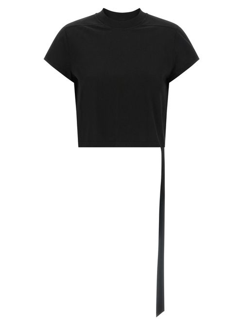 Black Cropped Small Level T T-shirt