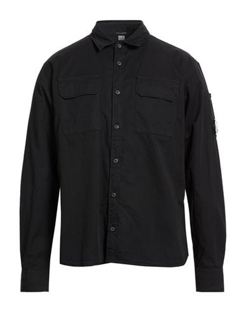 C. p. Company Man Shirt Black Size M Cotton
