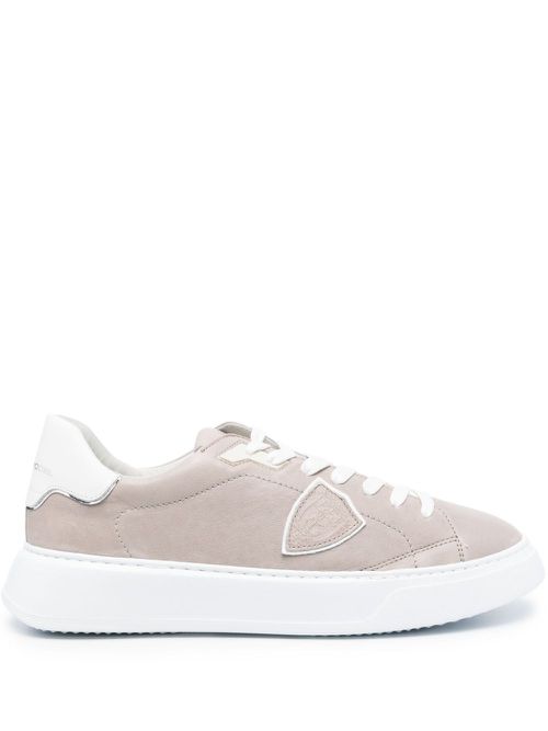 Temple leather sneakers - Grey