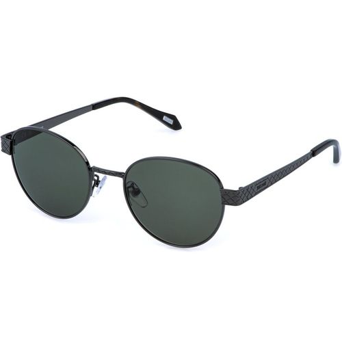 Just Cavalli Unisex Just Cavalli SJC181 568 Sunglasses Metal Grey Green Pantos Norma