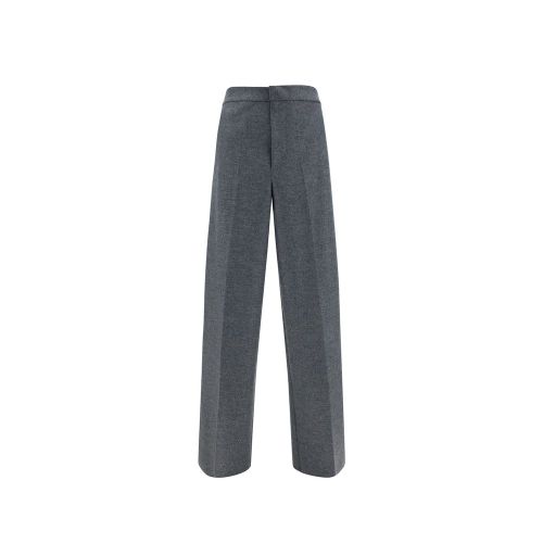 Wool Trousers — Gray