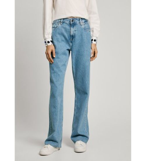 Pepe Jeans for woman. PL204699IA4 Jeans in loose fit Hazel blue (27/30), Casual, Cotton, Denim, Sustainable