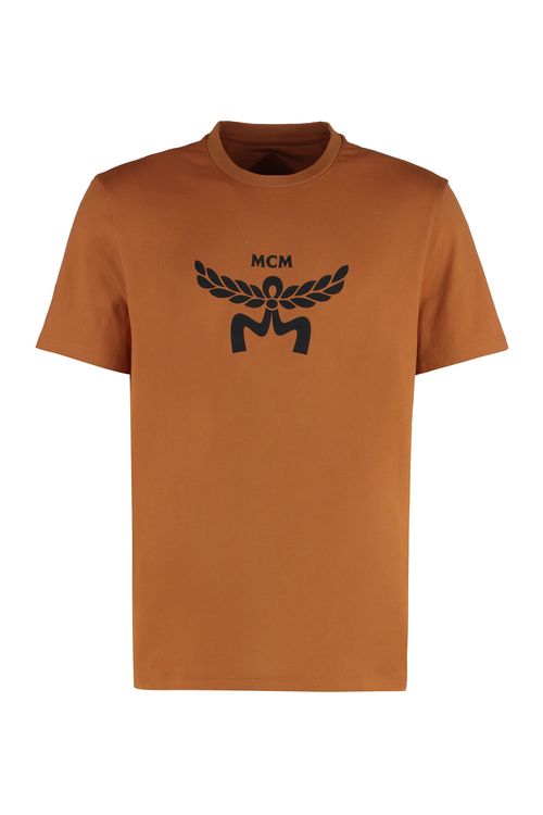 Cotton Ribbed Neck T-shirt
