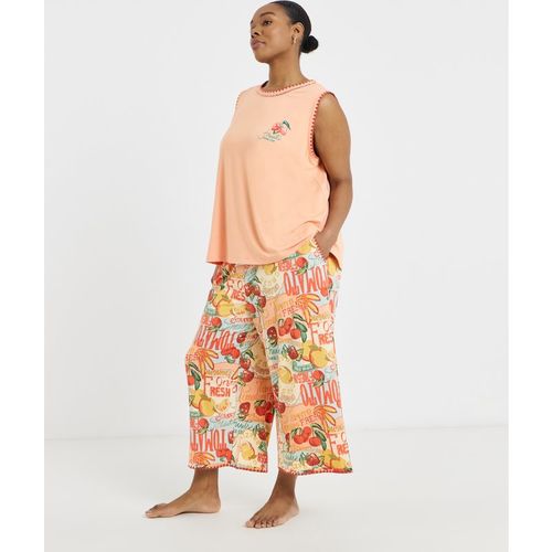 Figleaves Fruit Culotte Pyjama Set
