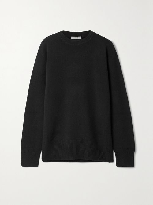 Essentials Sibem Wool And Cashmere-blend Sweater - Black