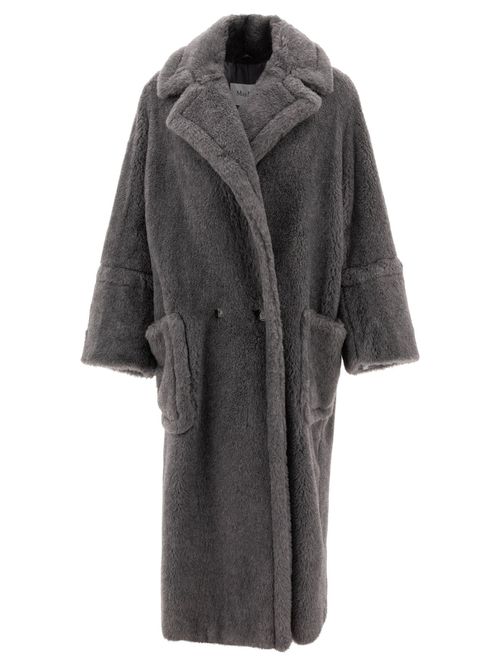 Oversized Teddy Coat In Wool And Alpaca Coats