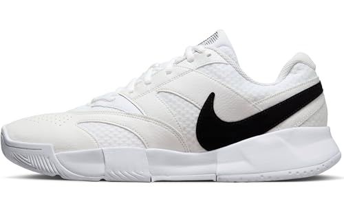NikeCourt Lite 4 Men's Tennis Shoes (FD6574-100, White/Summit White/Black)