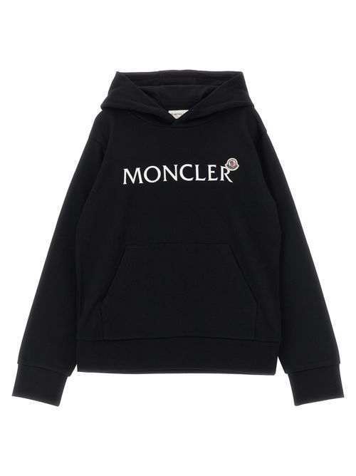 Boys Black Logo Hoodie