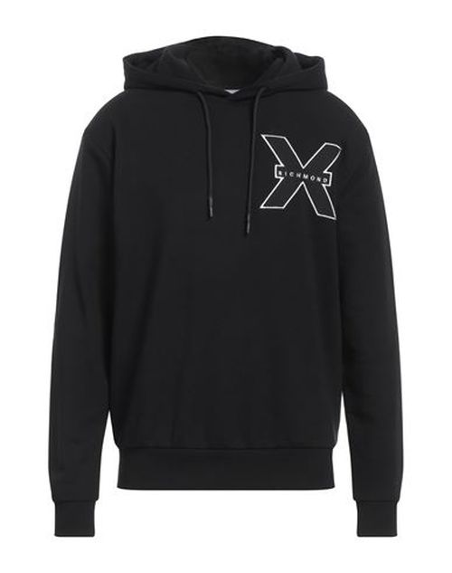 Man Sweatshirt Black Size L Cotton