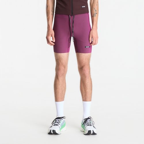 BANDIT Men's Striped Cadence™ Quarter Tights Espresso/ Azalea