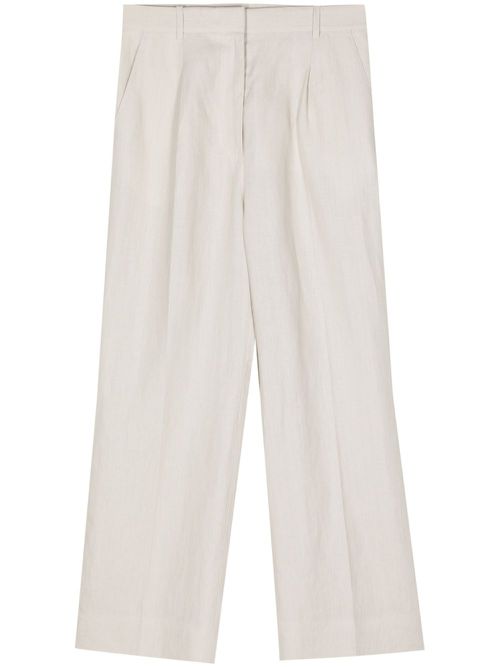 Florence linen palazzo pants - Neutrals