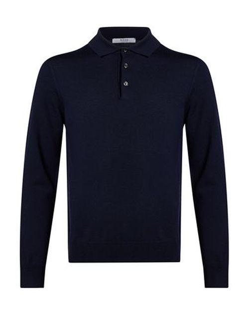 Man Sweater Midnight blue Size 46 Merino Wool