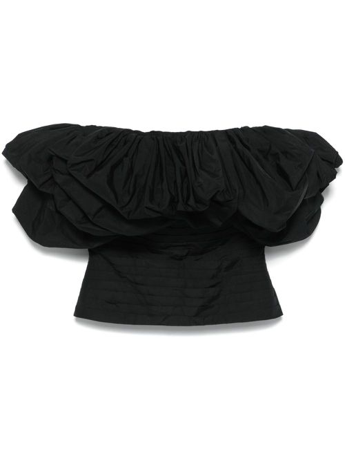 Taffeta blouse - Black