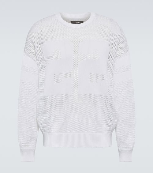 Cotton knit sweater