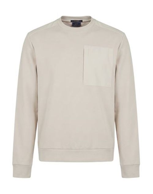 Man Sweatshirt Beige Size XXL Nylon, Cotton