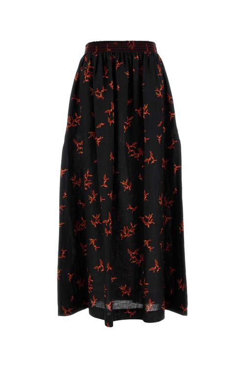 Coral Skirt — Black
