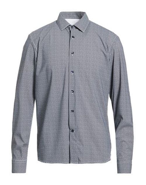 Man Shirt Midnight blue Size 15 ½ Polyamide, Elastane