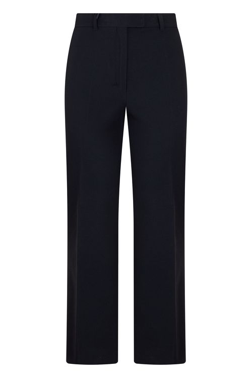 Sleek Straight High-Waist Trousers with Comfortable Fit