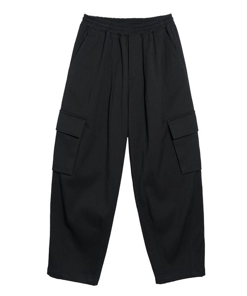 Semi Balloon Cargo Pants Black