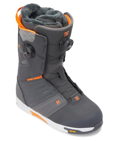 DC Shoes Men's Judge BOA Snowboard Boots - Micro-Adjustable Stable Snowboarding Boot with Insulated Liner & Molded Insole - Black/White