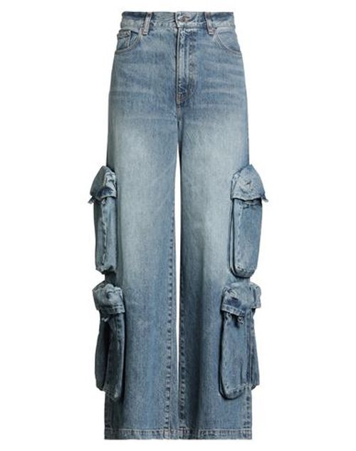 Woman Jeans Blue Size 26 Cotton