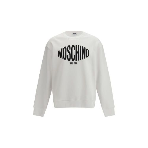 Logo-Print Cotton Sweatshirt — White