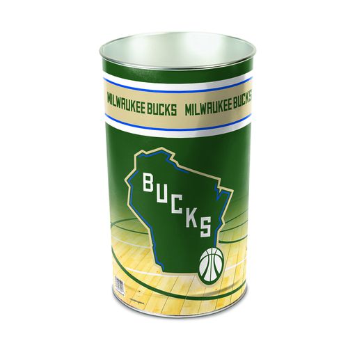 Milwaukee Bucks 15'' Tapered Wastebasket