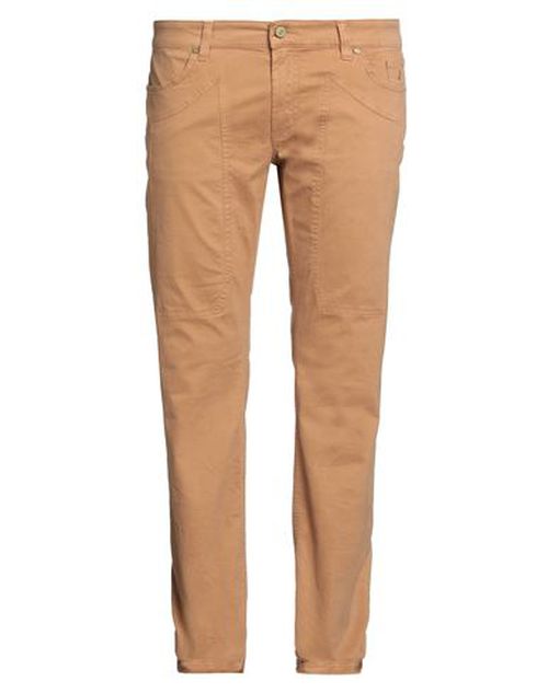 Man Pants Camel Size 29 Cotton, Elastane