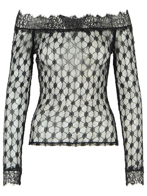 Black Polyamide Blend Sweater