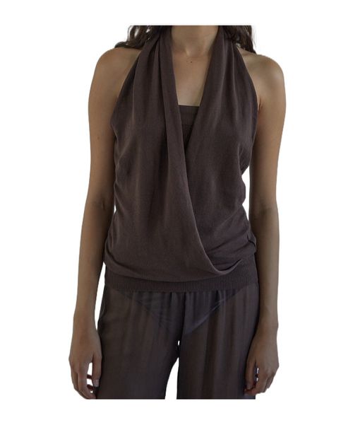 Draped Halter Top