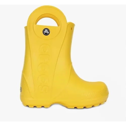 Crocs 12803-730 HANDLE IT RAIN BOOT Kids Yellow - Size: UK 1 older kids