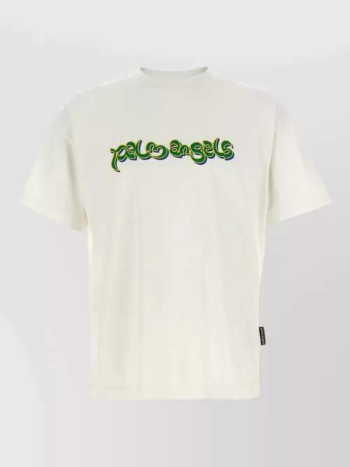 Palm Angels - thai logo crew neck short sleeve t-shirt